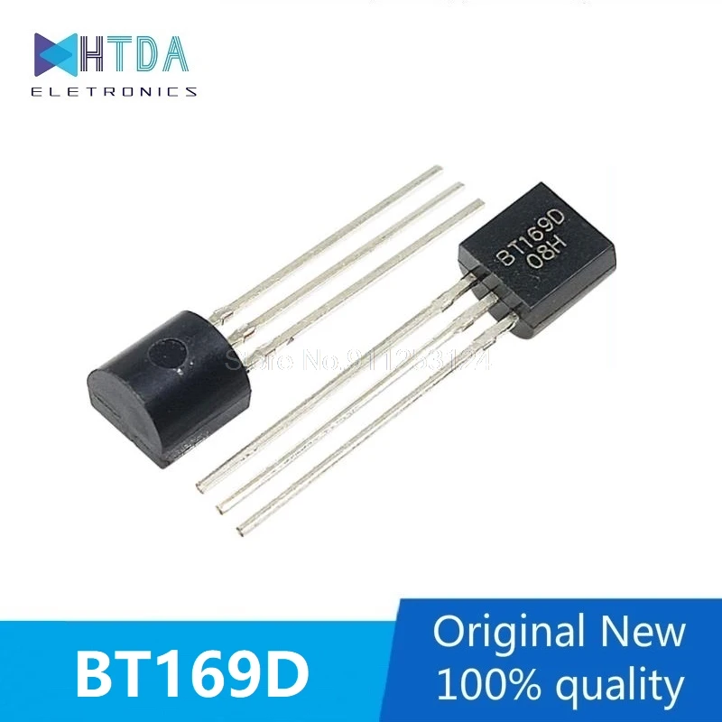 

100pcs/lot BT169D BT169 400V/0.8A TO-92 In Stock