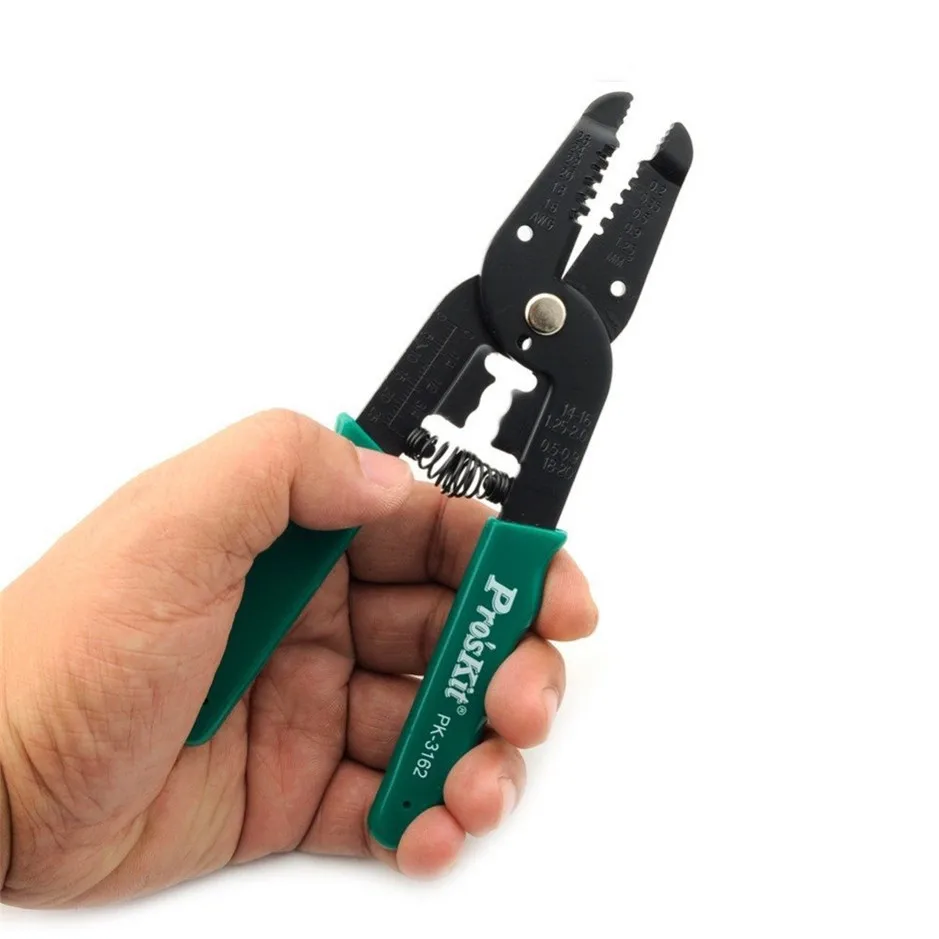 7 In 1 Multi-purpose Pliers 8PK-3162 (0.2 ~ 1.25mm2) Professional Wire Stripper Pliers Wire Crimping Pliers For AWG
7 In 1 Multi-purpose Pliers 8PK-3162 (0.2 ~ 1.25mm2) Professional Wire Stripper Pliers Wire Crimping Pliers For AWG