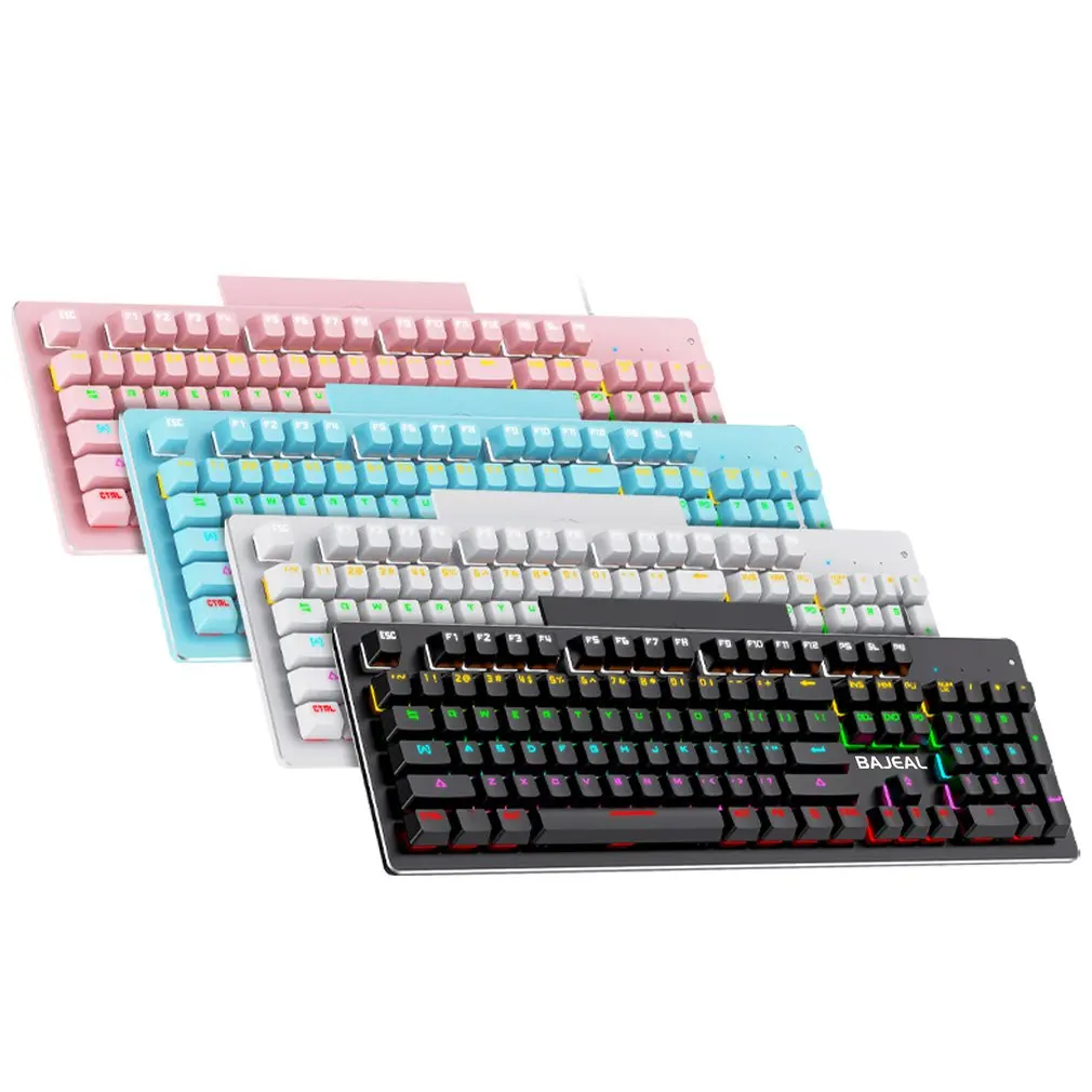 Игровая клавиатура и мышь, механическая проводная USB клавиатура со светодиодной RGB подсветкой для ПК и ноутбука
Игровая клавиатура и мышь, механическая проводная USB клавиатура со светодиодной RGB подсветкой для ПК и ноутбука