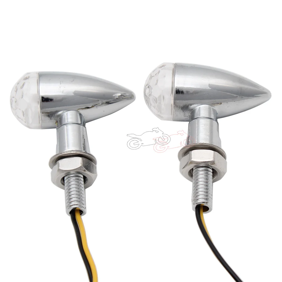 Universal Fit All 10mm Bolt Blinker Motorcycle Chrome Metal+Clear Lens Turn Signal Indicator Lighting 12V LED
Universal Fit All 10mm Bolt Blinker Motorcycle Chrome Metal+Clear Lens Turn Signal Indicator Lighting 12V LED