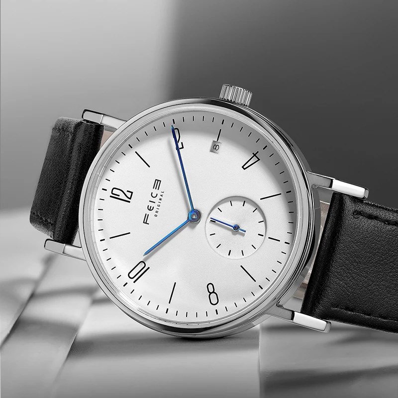 Часы FEICE унисекс наручные Bauhaus Мужские автоматические механические часы из