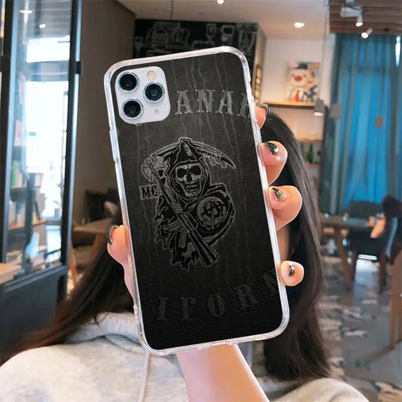 Sons of anarchy TV series Phone Case Transparent for iPhone 6 7 8 11 12 s mini pro X XS XR MAX Plus
Sons of anarchy TV series Phone Case Transparent for iPhone 6 7 8 11 12 s mini pro X XS XR MAX Plus