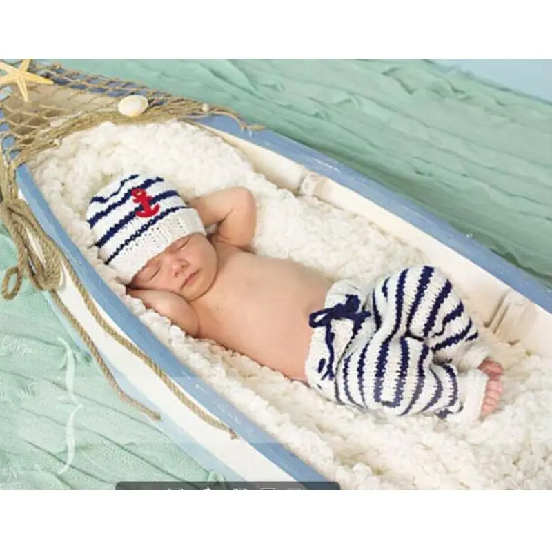 Newborn Baby Cute Crochet Knit Costume Prop Outfits Photo Photography Hat Props New born baby girls Outfit 0-1M | Мать и ребенок