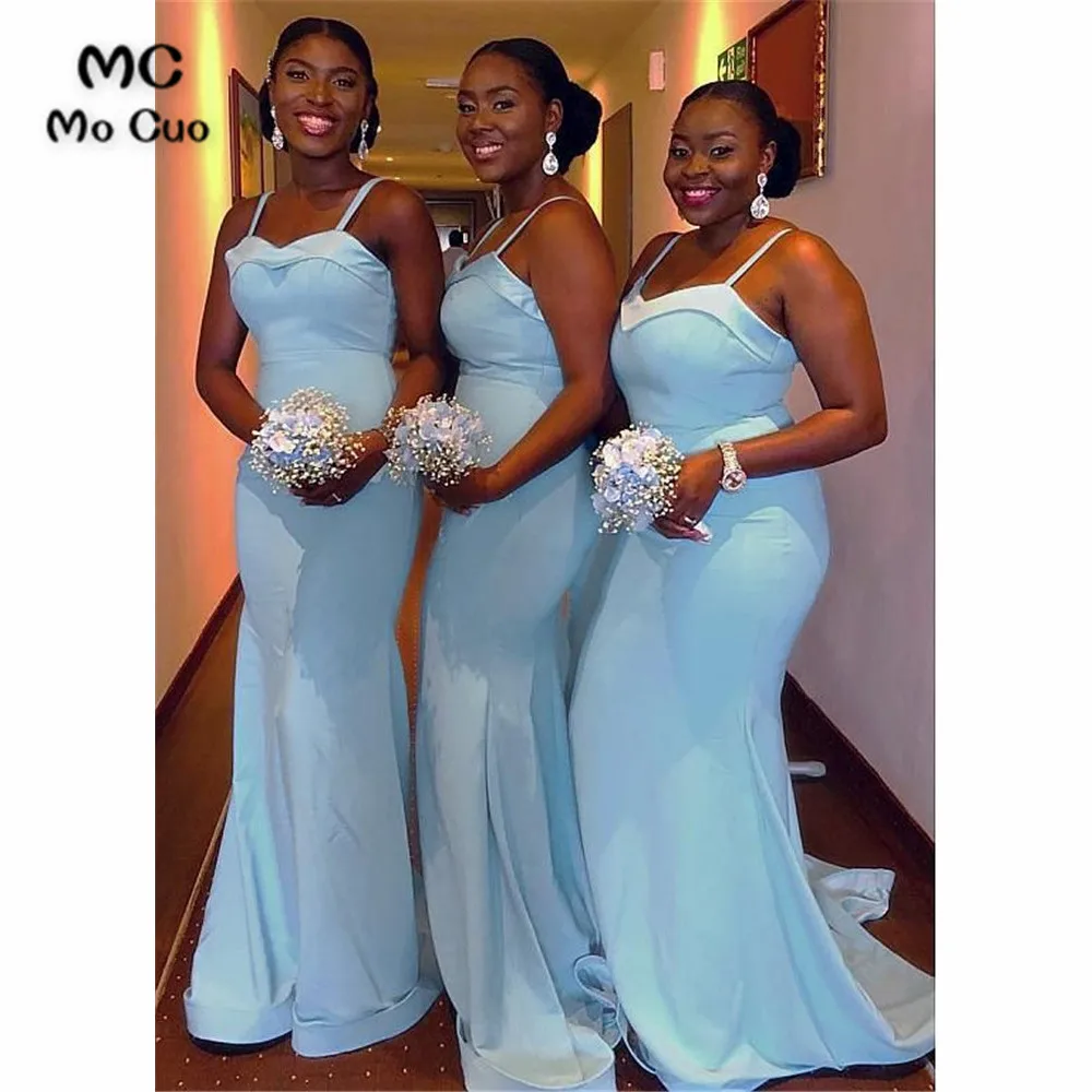 New Mermaid Straps Bridesmaid Dress Long 2020 Sweethert Wedding Party Dress Elastic Satin Women Bridesmaid Dresses
New Mermaid Straps Bridesmaid Dress Long 2020 Sweethert Wedding Party Dress Elastic Satin Women Bridesmaid Dresses