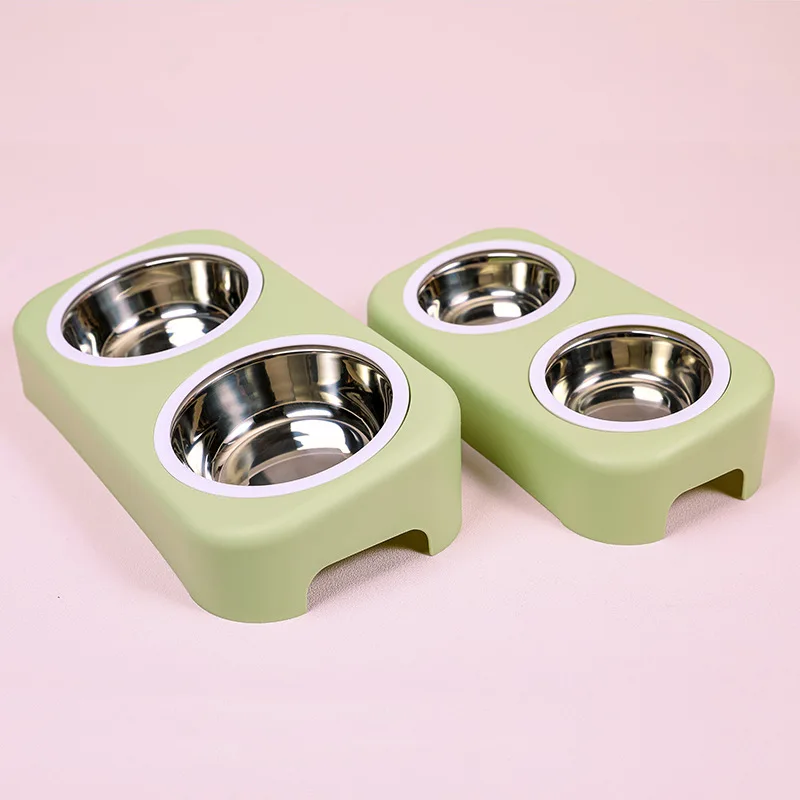 New cat bowlstainless steel dog simple pet double Bowl Candy-colored plastic cats basin tableware Pet Bowl
New cat bowlstainless steel dog simple pet double Bowl Candy-colored plastic cats basin tableware Pet Bowl