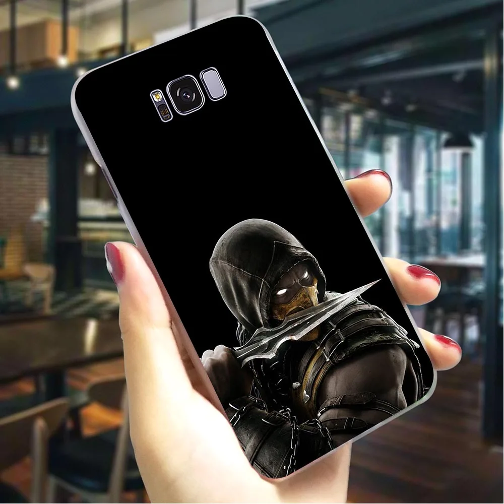 Жесткий чехол для телефона с изображением скорпиона в Mortal Kombat Galaxy A10 A3/A5 A6 A8 Plus/A7 A9
