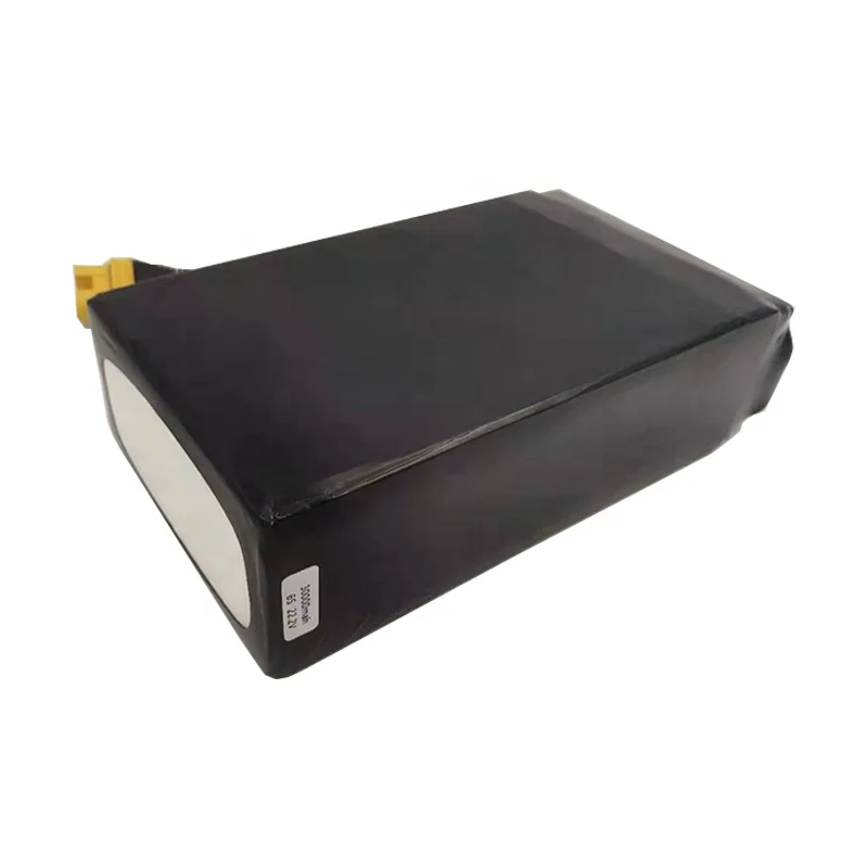 Rechargeable 22.2V 25C 6S 6S1P 30000mAh High Capacity Lipo Battery For RC Drone Agriculture Battery Pack
Rechargeable 22.2V 25C 6S 6S1P 30000mAh High Capacity Lipo Battery For RC Drone Agriculture Battery Pack