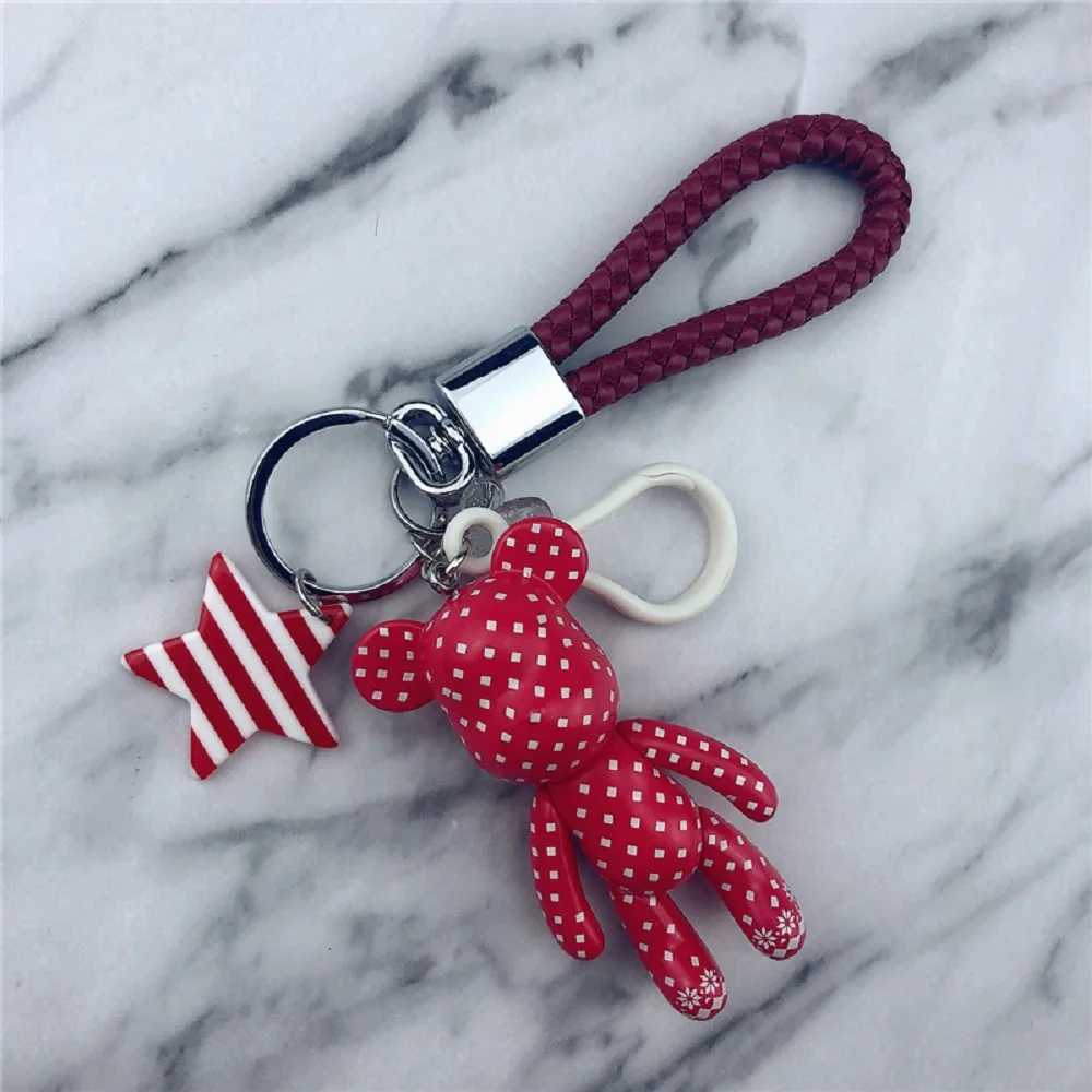 Anime Cartoon Violent Bear Keychain Ring Men's Women's Couple Bags Ornaments Car Keychain Fashion New Products Hot Gifts in 2021
Anime Cartoon Violent Bear Keychain Ring Men's Women's Couple Bags Ornaments Car Keychain Fashion New Products Hot Gifts in 2021