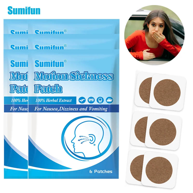 6-48pcs Car Motion Sickness Carsickness Sticker Paste Relief Anti Headache Airsickness Seasickness Plaster Nausea Dizzy Patch
6-48pcs Car Motion Sickness Carsickness Sticker Paste Relief Anti Headache Airsickness Seasickness Plaster Nausea Dizzy Patch
