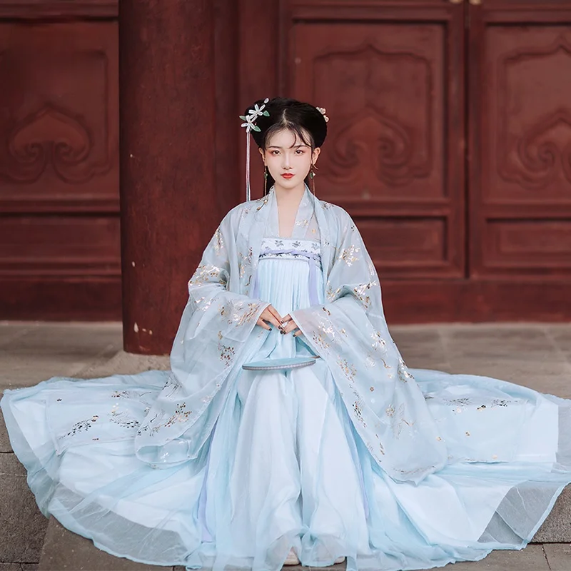 Chinese Traditional Original Clothing Women's Clothing Monthly Skirt Big Sleeve Hot Six Meters Set of Daily Four-piece Set
Chinese Traditional Original Clothing Women's Clothing Monthly Skirt Big Sleeve Hot Six Meters Set of Daily Four-piece Set