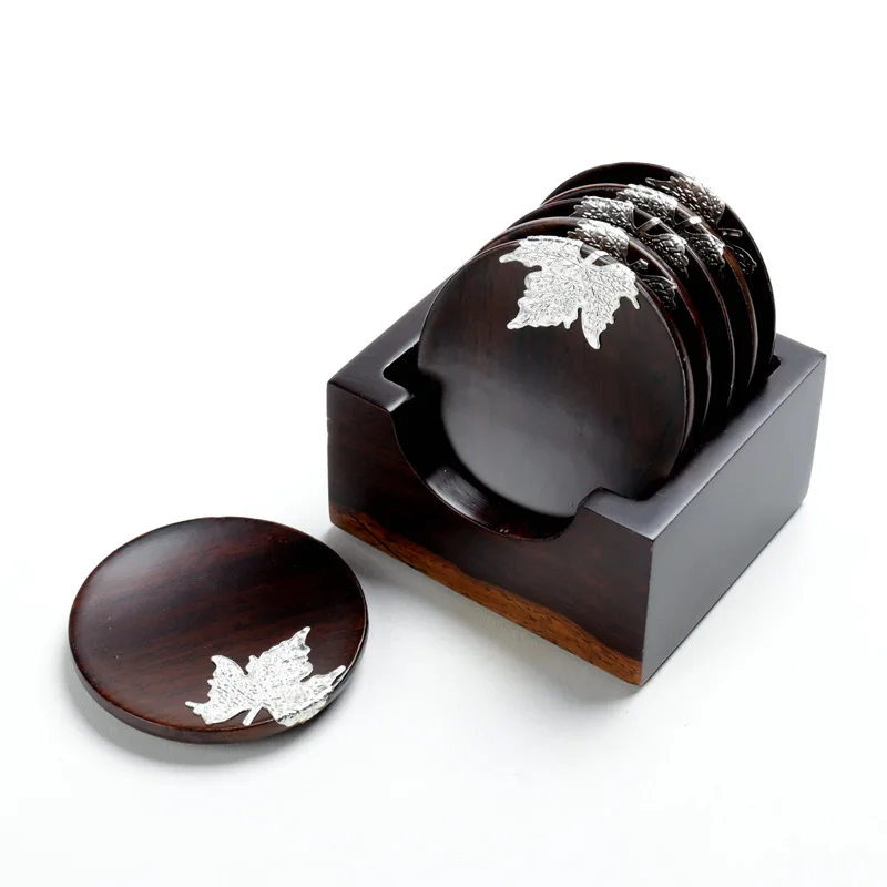 Ebony Round Wooden Square Creative Chinese Style Tea Accessories Set Saucer Wood Tray Thanksgiving Kitchen 
Ebony Round Wooden Square Creative Chinese Style Tea Accessories Set Saucer Wood Tray Thanksgiving Kitchen