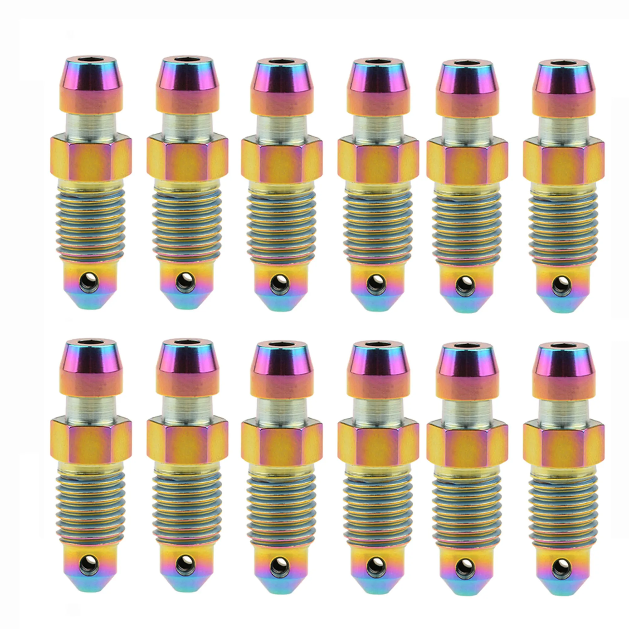 Xingxi Titanium Bolts M8 P1.0/1.25mm Alloy Screws for Motorcycle Brake Caliper Oil Drain Deflation 4/8/12PCS
Xingxi Titanium Bolts M8 P1.0/1.25mm Alloy Screws for Motorcycle Brake Caliper Oil Drain Deflation 4/8/12PCS