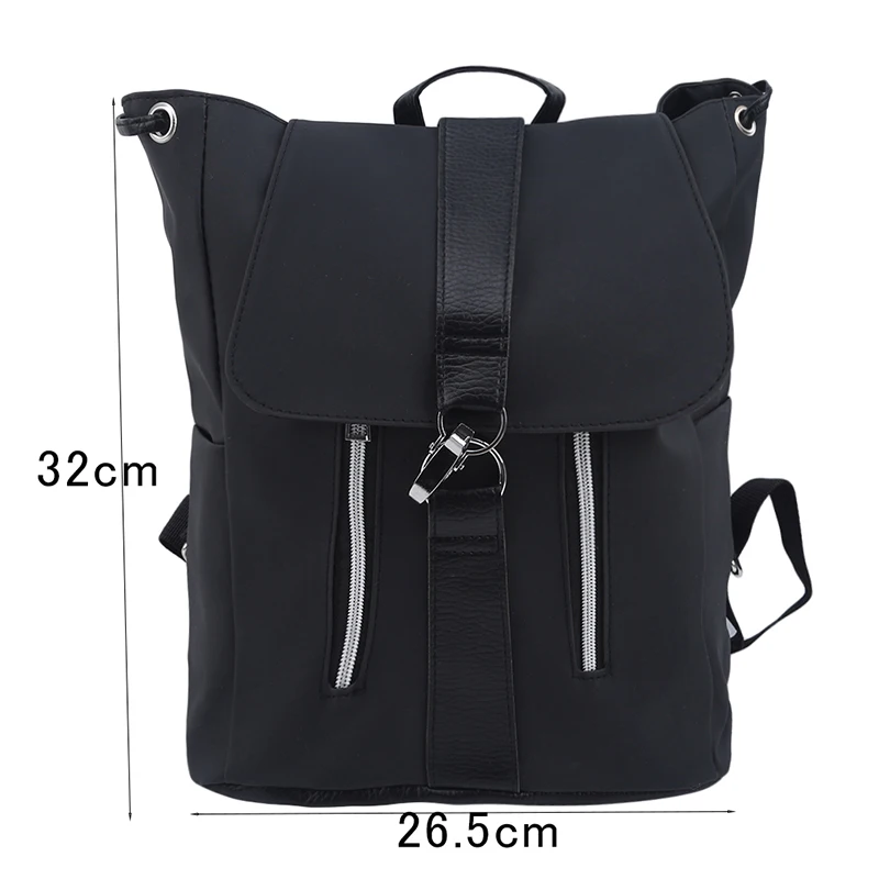 Women Backpack School Bags For Teenager Girls Nylon Zipper Lock Design Black Femme Mochila Female Backpack Fashion Sac A Dos
Women Backpack School Bags For Teenager Girls Nylon Zipper Lock Design Black Femme Mochila Female Backpack Fashion Sac A Dos