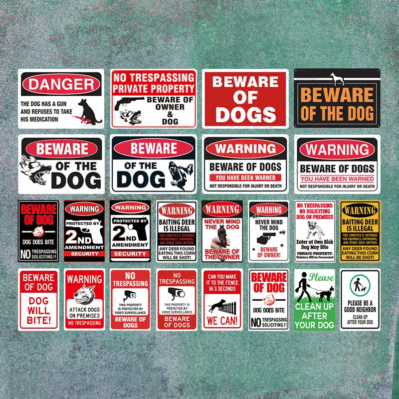 Beware of Dog Sign Warning Metal Sign Guard Dog Sign Wall Decor Yard Sign No Trespassing Metal Dog Signs
Beware of Dog Sign Warning Metal Sign Guard Dog Sign Wall Decor Yard Sign No Trespassing Metal Dog Signs