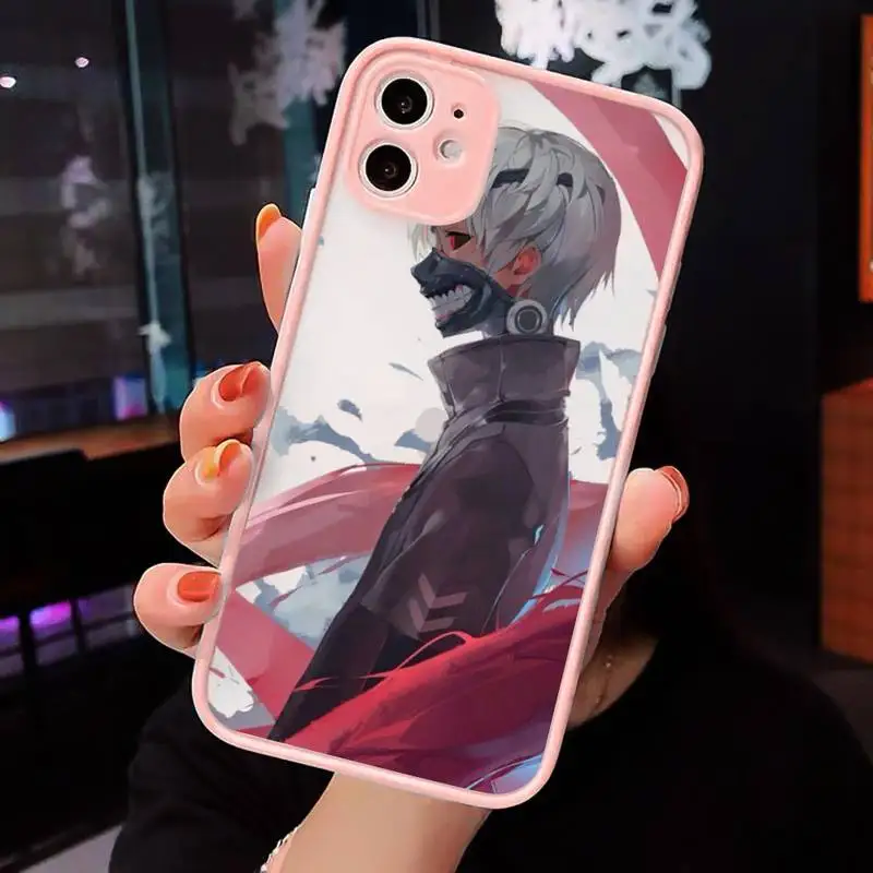 Anime Tokyo Ghouls terror horror Phone Case Pink matte transparent For iPhone 7 8 x xs xr 11 12 pro plus max mini Clear Funda
Anime Tokyo Ghouls terror horror Phone Case Pink matte transparent For iPhone 7 8 x xs xr 11 12 pro plus max mini Clear Funda