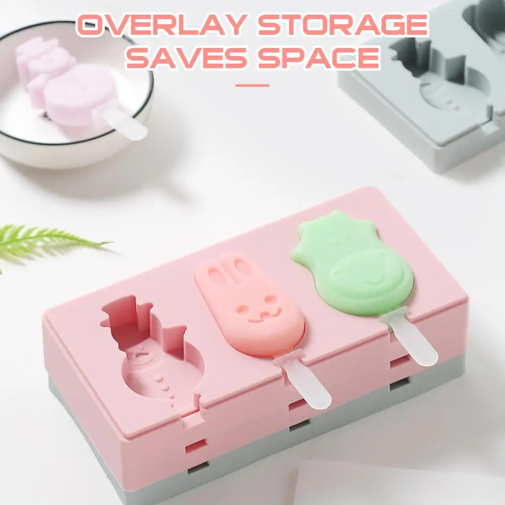 Silicone Ice Cream Popsicle Mould Cartoon Shape Non-toxic Popsicle Ice Cream Mold Homemade Stick Ice Cream Maker L5
Silicone Ice Cream Popsicle Mould Cartoon Shape Non-toxic Popsicle Ice Cream Mold Homemade Stick Ice Cream Maker L5