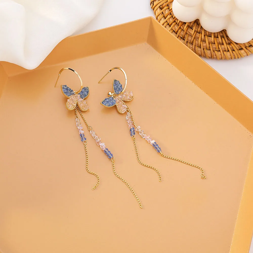 2020 new fashion irregular crystal earrings bohemian tassel earrings suitable for women butterfly earrings wedding jewelry
2020 new fashion irregular crystal earrings bohemian tassel earrings suitable for women butterfly earrings wedding jewelry
