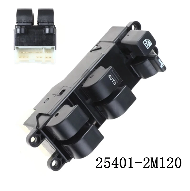 High Quality Electric Power Master Window Switch 25401-2M120 254012M120 Fit for Nissan Sunny Navara Pick-up Car accessories
High Quality Electric Power Master Window Switch 25401-2M120 254012M120 Fit for Nissan Sunny Navara Pick-up Car accessories