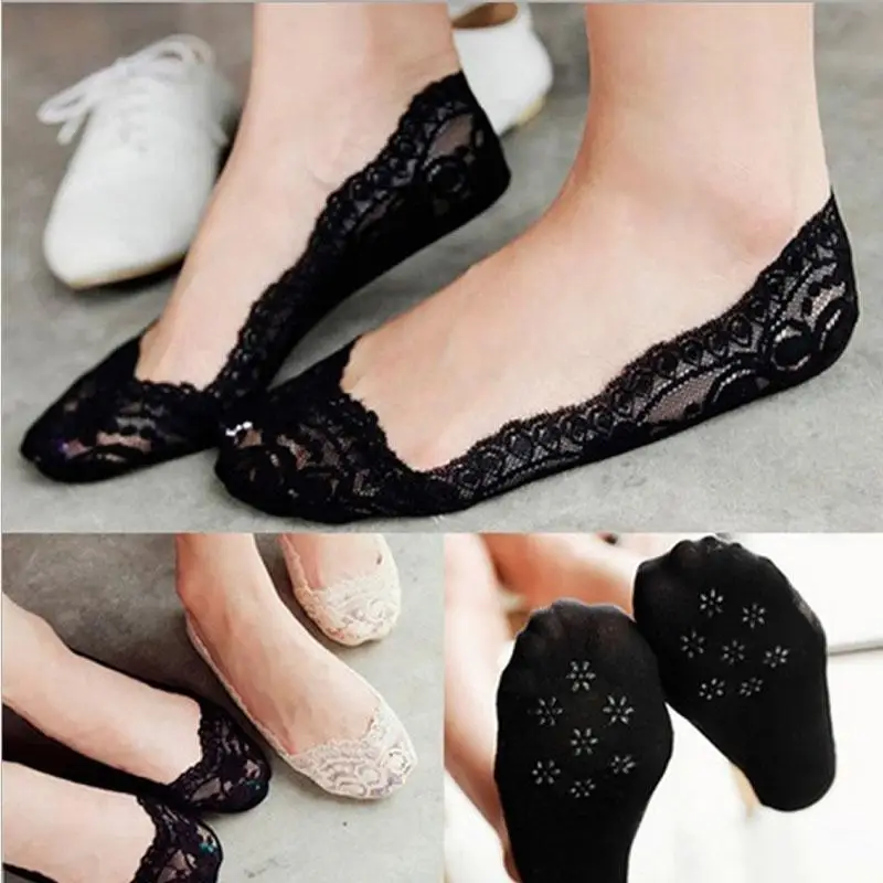 Women Lace Socks Soft Non-Slip Socks Silicone Peas Shoes Thin Low Cut Socks Fashion Breathable Boat Socks Invisible Ankle Socks
Women Lace Socks Soft Non-Slip Socks Silicone Peas Shoes Thin Low Cut Socks Fashion Breathable Boat Socks Invisible Ankle Socks