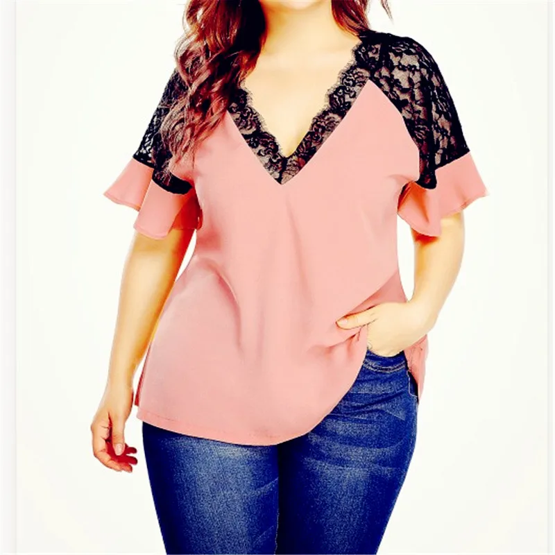 Summer Chiffon Tops Women Blouses Vintage Lace Crochet Casual Ruffles Flare Large Elegant Loose Lace 5XL Big Plus Sizes Shirts
Summer Chiffon Tops Women Blouses Vintage Lace Crochet Casual Ruffles Flare Large Elegant Loose Lace 5XL Big Plus Sizes Shirts