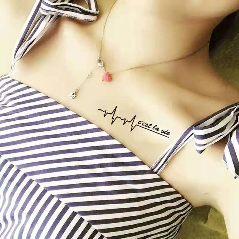 

Водостойкие Временные татуировки для мужчин и женщин, боди-арт, модные 3d наклейки с надписью на английском языке, флеш-тату