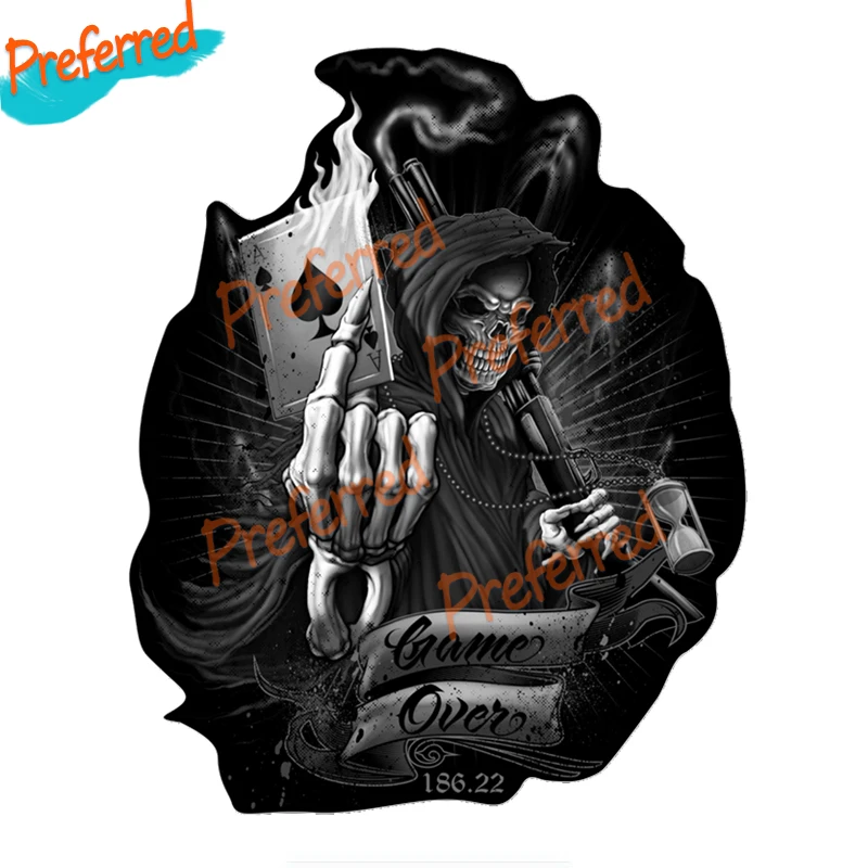 Car Sticker Game Over Skull Spades K Playing Cards 3D Waterproof Body Sticker Suitable for Body Door Car Window PVC, 16cm * 13cm
Car Sticker Game Over Skull Spades K Playing Cards 3D Waterproof Body Sticker Suitable for Body Door Car Window PVC, 16cm * 13cm