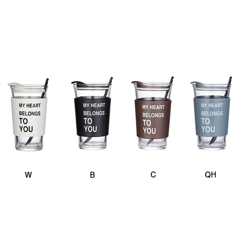 CXD-Korean Glass Coffee Cup Personality With Lid Water Cup Fashion Office Cup Ins Home Simple Glass Water Cup
CXD-Korean Glass Coffee Cup Personality With Lid Water Cup Fashion Office Cup Ins Home Simple Glass Water Cup