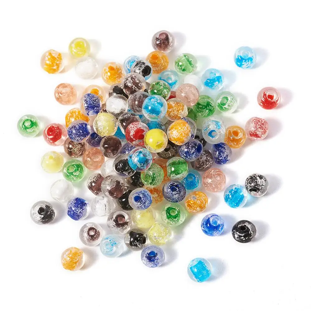 pandahall 100pcs Handmade Luminous Lampwork Beads Round for Bracelet Earring Jewelry Making DIY 8mm 10mm 12mm Hole: 1-2mm
pandahall 100pcs Handmade Luminous Lampwork Beads Round for Bracelet Earring Jewelry Making DIY 8mm 10mm 12mm Hole: 1-2mm