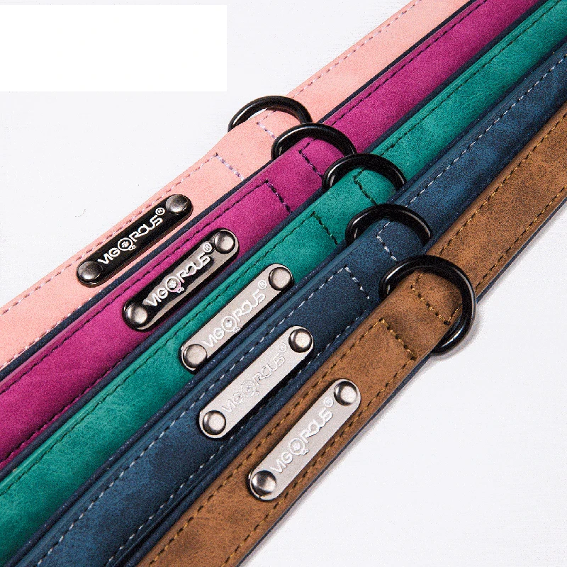 Real Leather Dogs Collars Basics Adjustable Personalize Pet Collar For Small Medium Large Dogs Simple Style Soft Pet Necklace
Real Leather Dogs Collars Basics Adjustable Personalize Pet Collar For Small Medium Large Dogs Simple Style Soft Pet Necklace