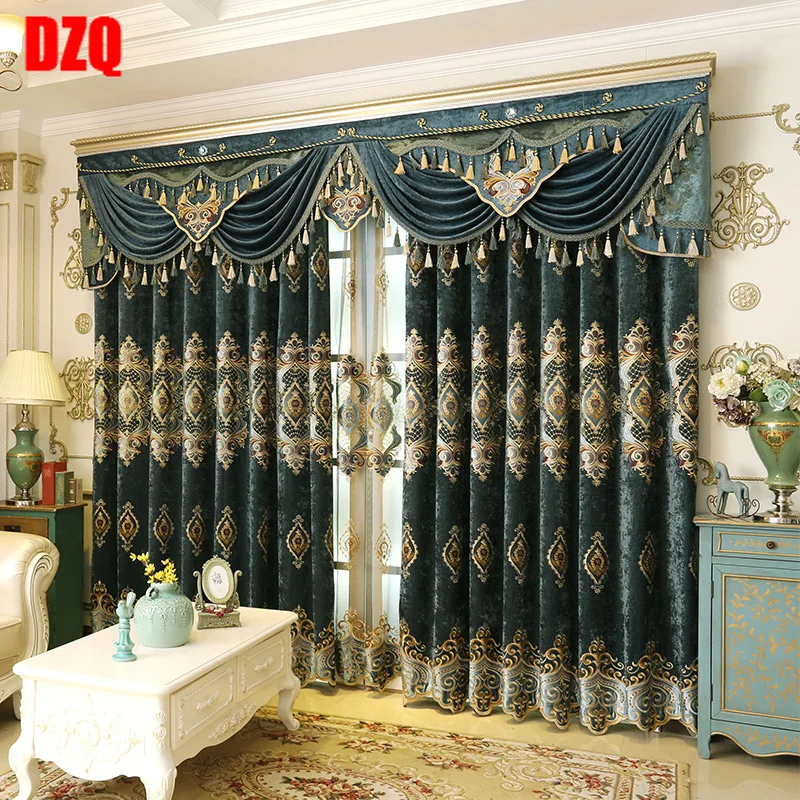 European Luxury High-end Atmosphere Xuenier Embroidery Shade Curtains for Living Dining Room Bedroom.
European Luxury High-end Atmosphere Xuenier Embroidery Shade Curtains for Living Dining Room Bedroom.