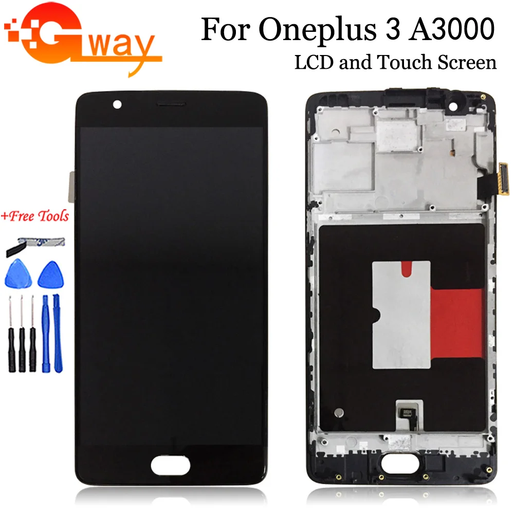 5.5" TFT For OnePlus 3 3T A3000 A3010 1+3 1+3T LCD Display Touch Screen Digitizer Assembly With Frame Replacement Repair LCD
5.5" TFT For OnePlus 3 3T A3000 A3010 1+3 1+3T LCD Display Touch Screen Digitizer Assembly With Frame Replacement Repair LCD