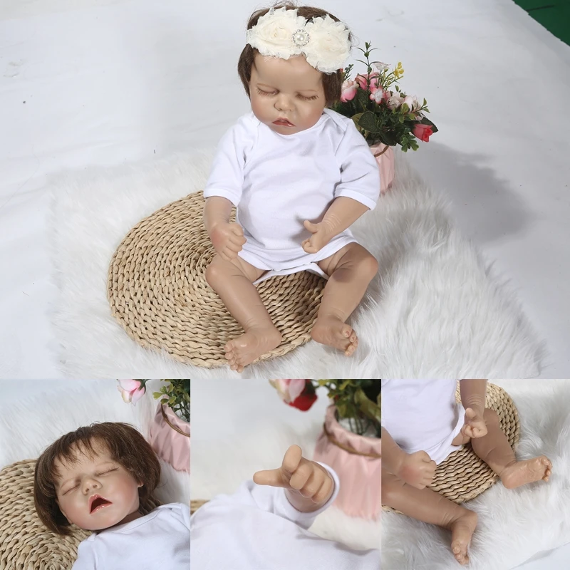 Q0KB 18-дюймовая интерактивная игрушка, реалистичные куклы для новорожденных, мягкая виниловая Мягкая кукла, Спящая кукла для маленьких девоч...
Q0KB 18-дюймовая интерактивная игрушка, реалистичные куклы для новорожденных, мягкая виниловая Мягкая кукла, Спящая кукла для маленьких девоч...