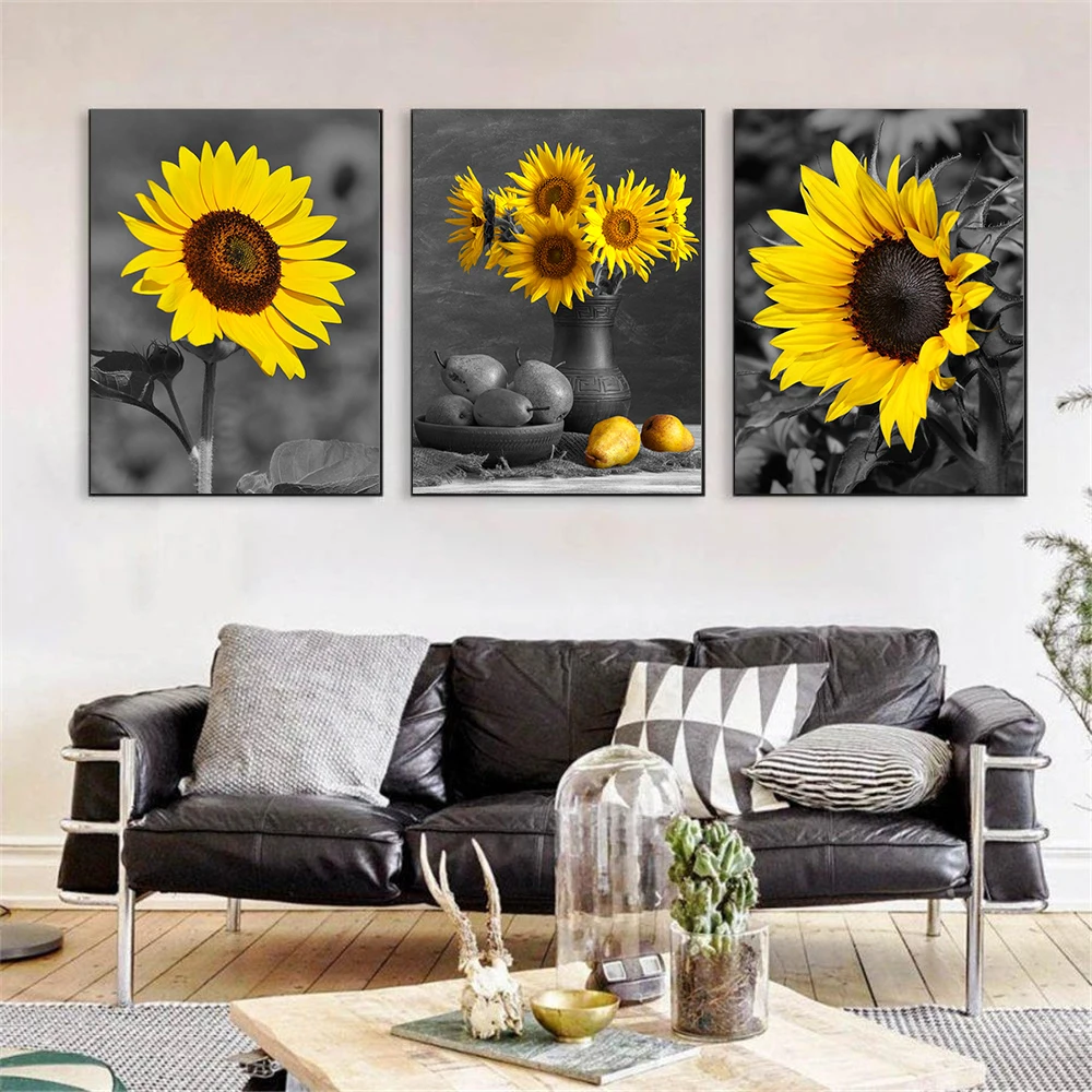 Sunflower Poster And Print Yellow Flower Canvas Painting Wall Art Vintage Pictures Living Room Kitchen Modern Home Decor Cuadros
Sunflower Poster And Print Yellow Flower Canvas Painting Wall Art Vintage Pictures Living Room Kitchen Modern Home Decor Cuadros