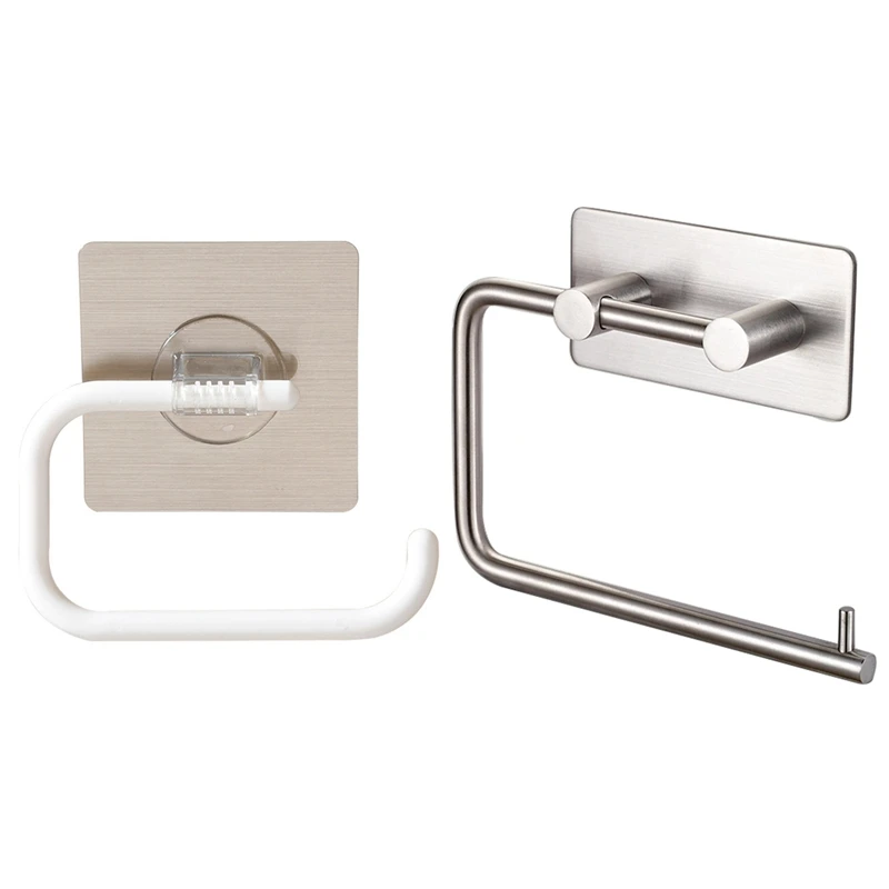 Stainless Steel Self-Adhesive Tissue Rack Toilet Paper Roll Holder Hangers & Toilet Paper Holder Wall-Mounted Holder
Stainless Steel Self-Adhesive Tissue Rack Toilet Paper Roll Holder Hangers & Toilet Paper Holder Wall-Mounted Holder