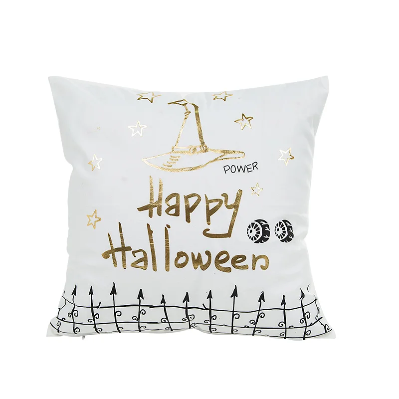 Hallowen car seat cushion cover no inner housse de coussin hot stamping letter pattern cushion case for home decoration X51 
Hallowen car seat cushion cover no inner housse de coussin hot stamping letter pattern cushion case for home decoration X51