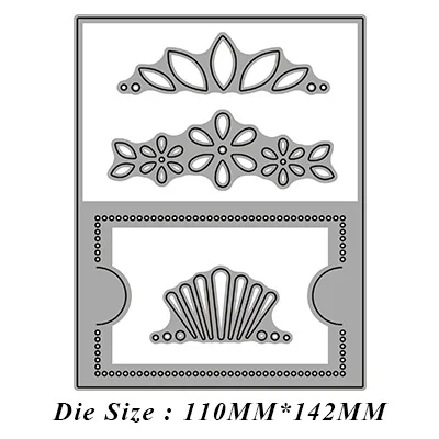JMCRAFT 2021 Rectangle Lace Frame #1 Metal Cutting Dies DIY Scrapbook Handmade Paper Craft Metal Steel Template Dies
JMCRAFT 2021 Rectangle Lace Frame #1 Metal Cutting Dies DIY Scrapbook Handmade Paper Craft Metal Steel Template Dies