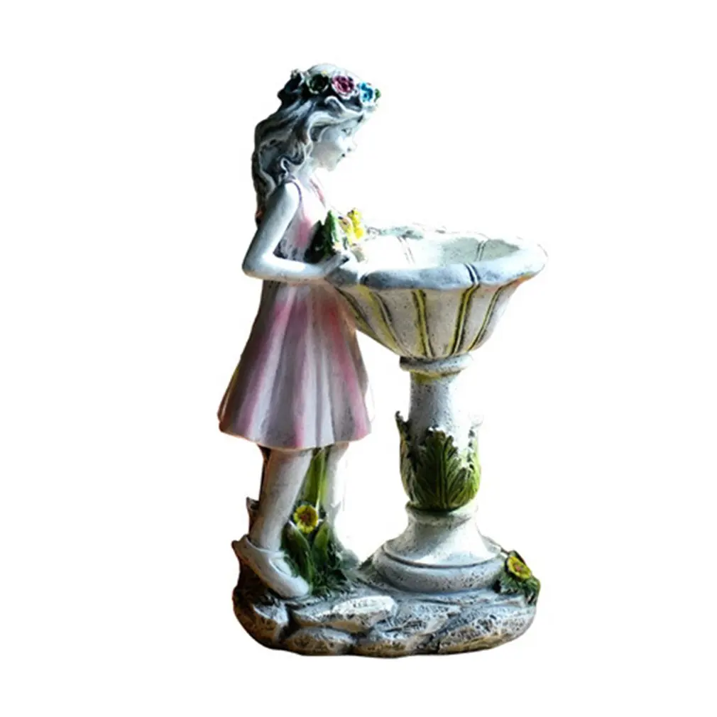 Flower Fairy Statue Solar Light Ornament Outdoor Courtyard Garden Decor Resin Angel Figure Sculpture Micro Landscape Decor
Flower Fairy Statue Solar Light Ornament Outdoor Courtyard Garden Decor Resin Angel Figure Sculpture Micro Landscape Decor