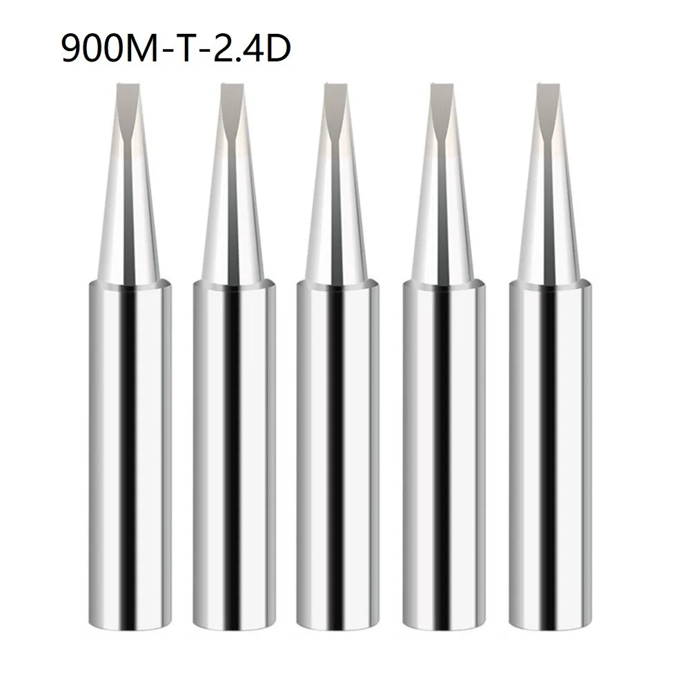 

5 шт. 900M-T наконечники для паяльника из чистой меди 200 ~ 480 ℃ бессвинцовые сварочные паяльные инструменты для пайки на узких зубцах