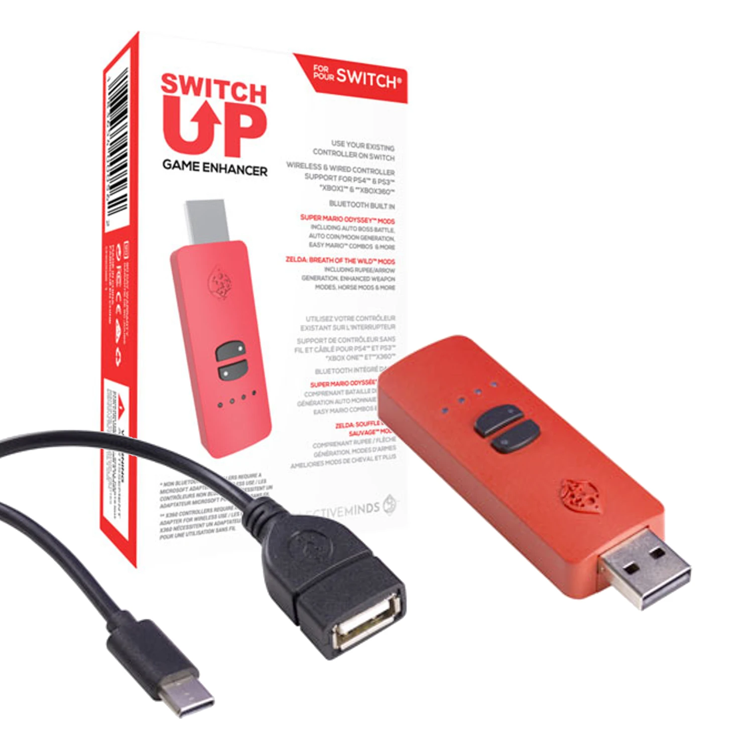 Усилитель Nintendo Switch Up v2.0, игровой адаптер для Nintendo Switch, для PS4, Xbox 360/One, для контроллера Wii U
Усилитель Nintendo Switch Up v2.0, игровой адаптер для Nintendo Switch, для PS4, Xbox 360/One, для контроллера Wii U