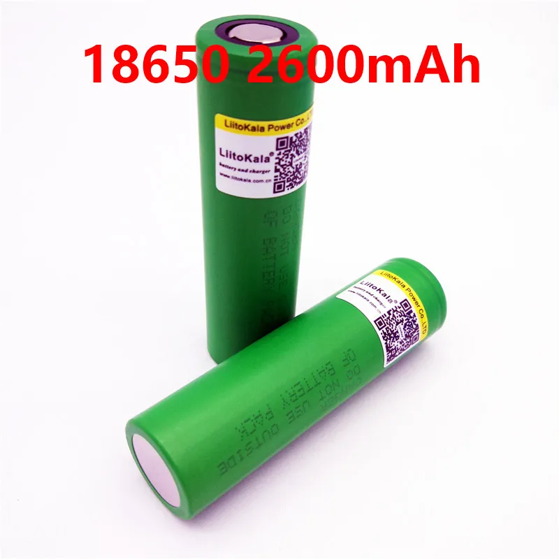 Liitokala 100% Original 30A Discharging 3.7V US18650 VTC5 2600mAh Rechargeable Batteries For 18650 Battery/E-Ciga 
Liitokala 100% Original 30A Discharging 3.7V US18650 VTC5 2600mAh Rechargeable Batteries For 18650 Battery/E-Ciga