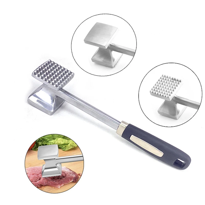 1pcs Aluminum Alloy Double-sided Mirror Light Loose Meat Hammer For Meat Minced Meat Tenderizer Meat Steak Hammer Kitchen Tools
1pcs Aluminum Alloy Double-sided Mirror Light Loose Meat Hammer For Meat Minced Meat Tenderizer Meat Steak Hammer Kitchen Tools