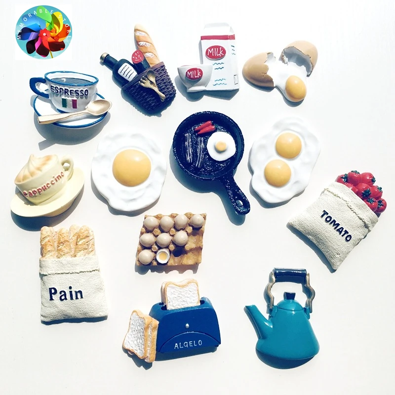 3D Bionic Food Fridge Magnet bread egg Creative Simulation Bread Egg Pan Cute Refrigerator Magnetic Stickers Decoration Gift
3D Bionic Food Fridge Magnet bread egg Creative Simulation Bread Egg Pan Cute Refrigerator Magnetic Stickers Decoration Gift