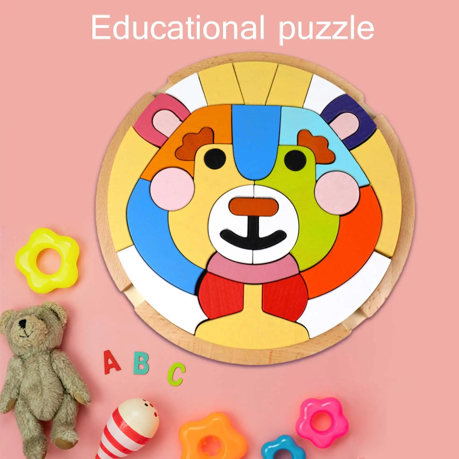 Building Block Toy Bear-shape Animal Stacking Toy Wooden Building Blocks Baby Educational Toy Montessori Kids Toy
Building Block Toy Bear-shape Animal Stacking Toy Wooden Building Blocks Baby Educational Toy Montessori Kids Toy