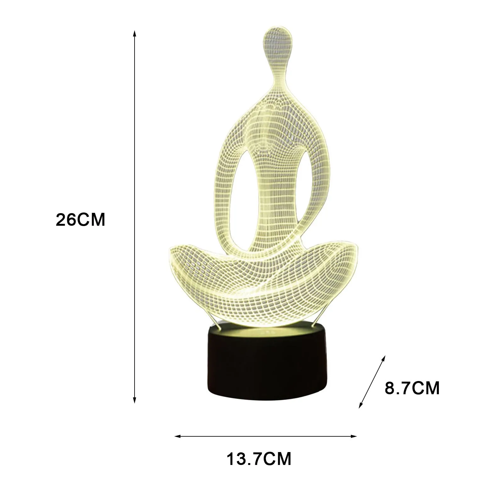 3D USB Acrylic Night Light LED Table Desk Bedroom Decor Gift Warm White Lamp Home Party Holiday Decor Xmas Gift
3D USB Acrylic Night Light LED Table Desk Bedroom Decor Gift Warm White Lamp Home Party Holiday Decor Xmas Gift