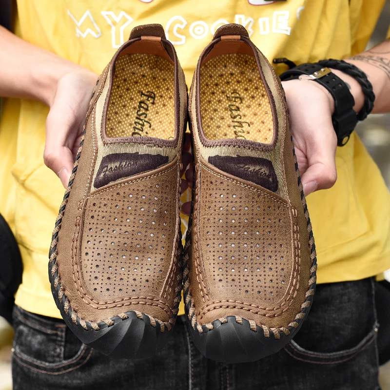 Casual Shoes Men's Fashion Spring Summer Style Moccasins Men Loafers High-quality Leather Shoes Men's Flat Shoes Driving Shoes
Casual Shoes Men's Fashion Spring Summer Style Moccasins Men Loafers High-quality Leather Shoes Men's Flat Shoes Driving Shoes