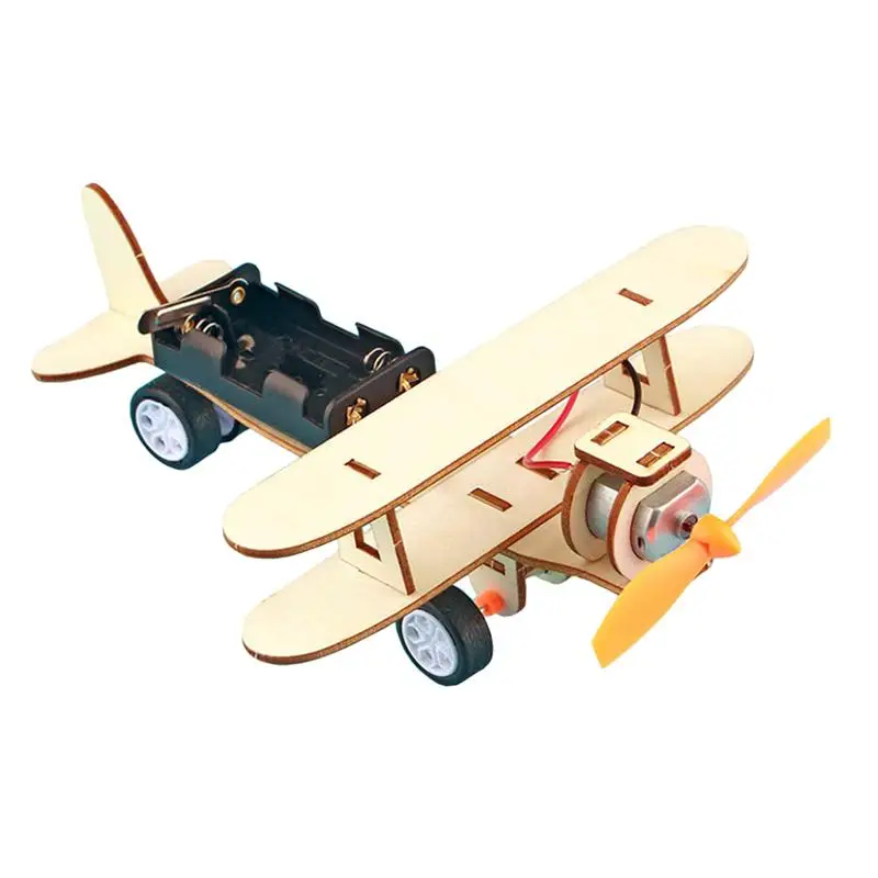 1 Set Kids DIY Wood Airplane Model Toy Experimental Scientific Educational Toy
1 Set Kids DIY Wood Airplane Model Toy Experimental Scientific Educational Toy