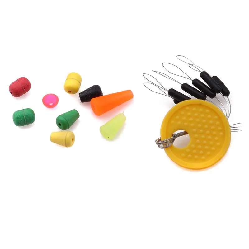 1 Box Fly Fishing Accessories Plastic with Fishhooks Float Lead Sinker Swivel Connector Beads Tackle Boat | Спорт и развлечения