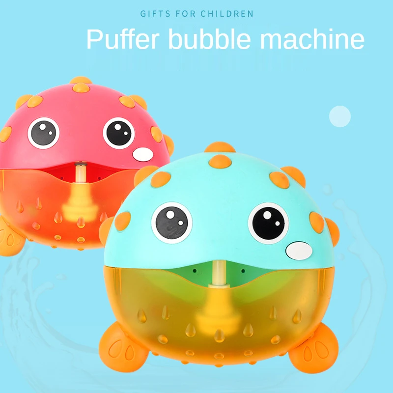 Bubble Bath Toys Cute Funny Cartoon Puffer-fish Bathroom Bubble Maker Pool Swimming Bathtub Soap Machine For Kids Gift
Bubble Bath Toys Cute Funny Cartoon Puffer-fish Bathroom Bubble Maker Pool Swimming Bathtub Soap Machine For Kids Gift