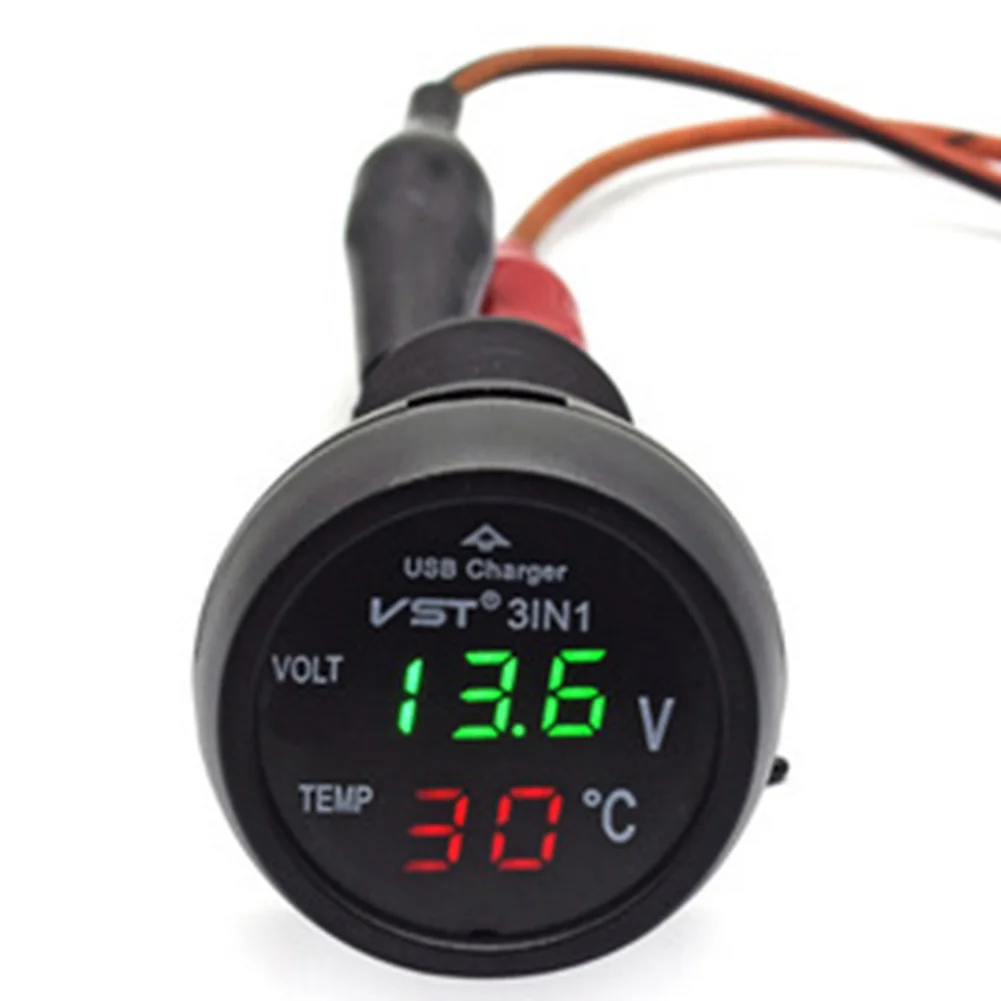 3-in-1 Car Charger Dual USB Cigarette Car Phone Charger Adapter Type C Cable Mobile Monitor Temperature Car Accessories
3-in-1 Car Charger Dual USB Cigarette Car Phone Charger Adapter Type C Cable Mobile Monitor Temperature Car Accessories