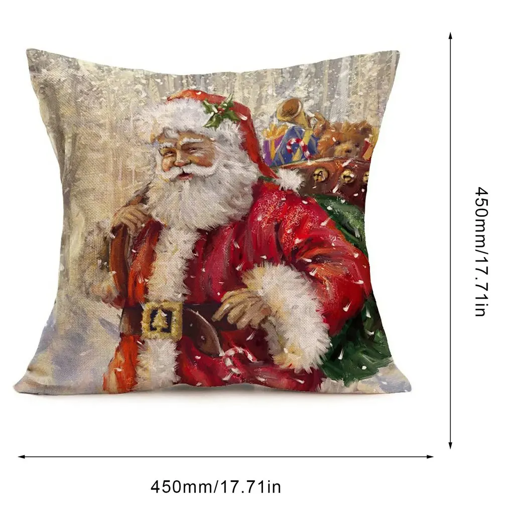 Christmas Pillowcase Christmas Pattern Printed Sofa Pillow Cover Pillow Decoration Case Linen Cushion Cover 45X45cm For Home Car
Christmas Pillowcase Christmas Pattern Printed Sofa Pillow Cover Pillow Decoration Case Linen Cushion Cover 45X45cm For Home Car